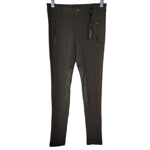 Ci Sono Pants Zip Pockets Olive Green Women's Small